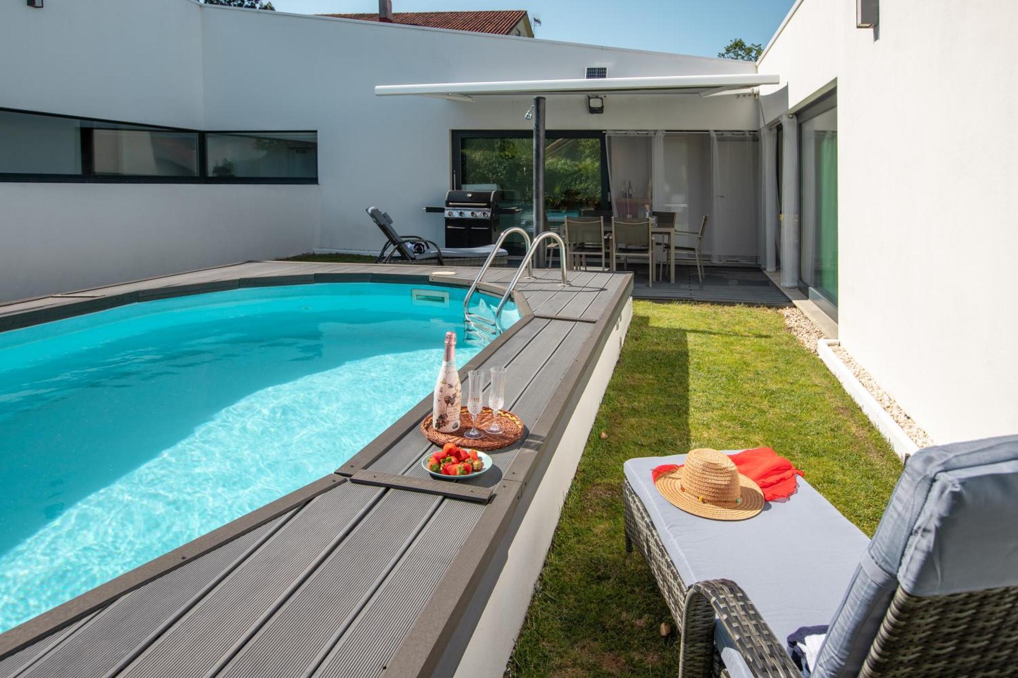 Villa Con Piscina Y Jardin, Santiago De Compostela Тео Экстерьер фото