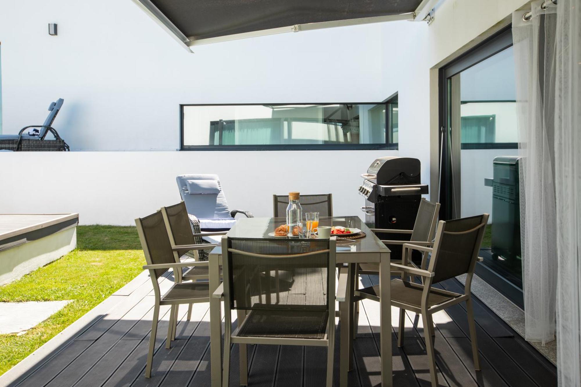 Villa Con Piscina Y Jardin, Santiago De Compostela Тео Экстерьер фото