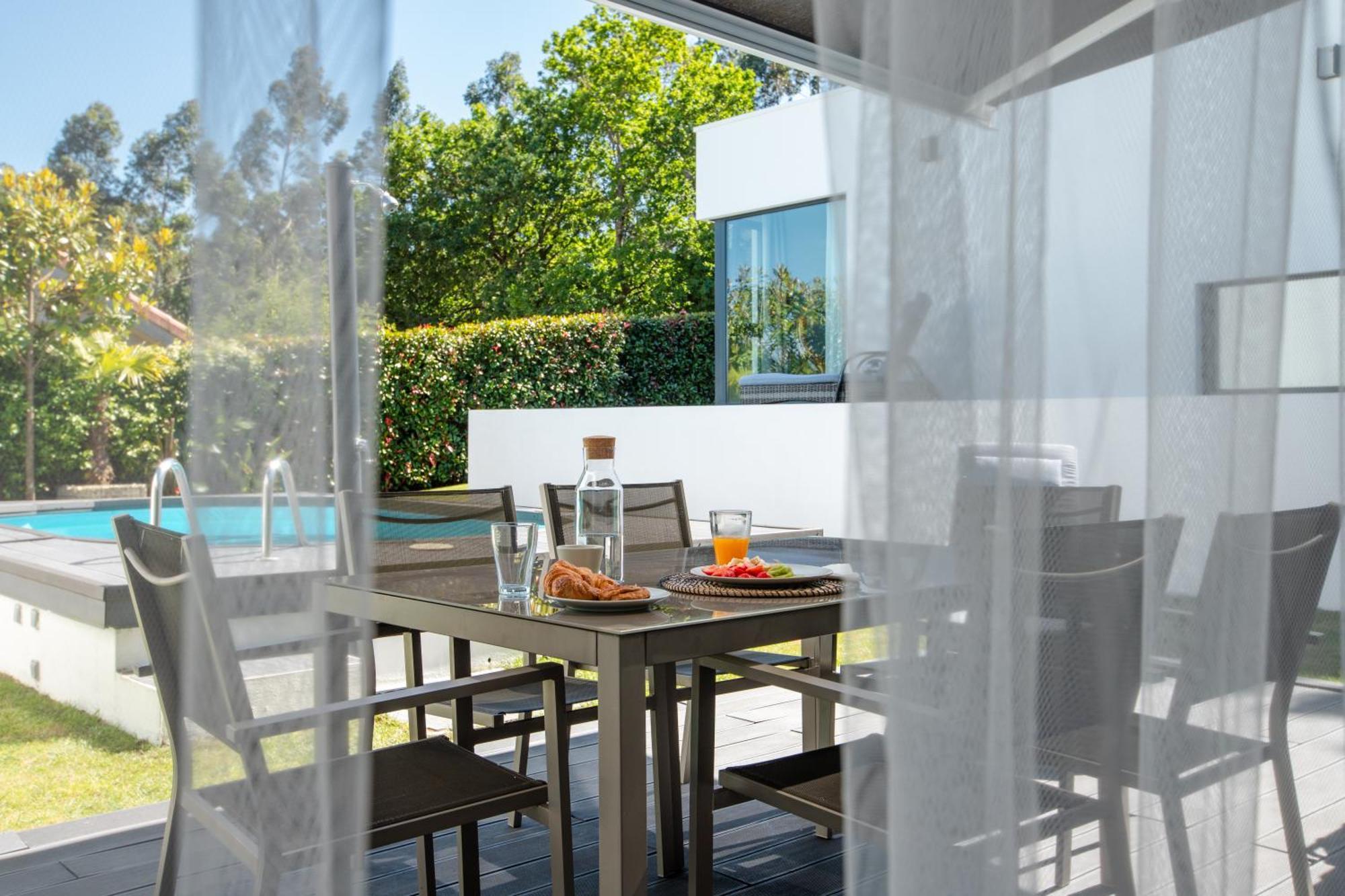 Villa Con Piscina Y Jardin, Santiago De Compostela Тео Экстерьер фото